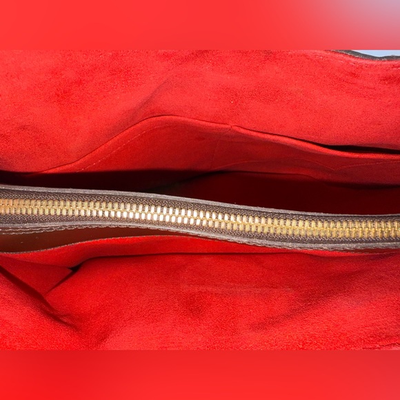 LOUIS VUITTON DAMIER EBENE SISTINA GM SHOULDER HANDBAG - Picture 9 of 10